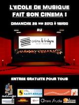 L'ÉCOLE DE MUSIQUE FAIT SON CINÉMA !
